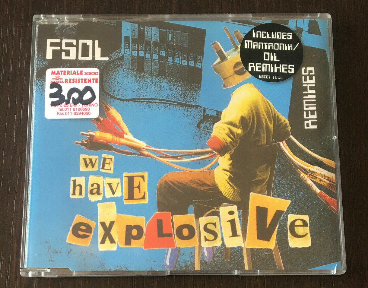 FSOL – We Have Explosive (Remixes) - Boitier neuf - CD maxi promo RTL 