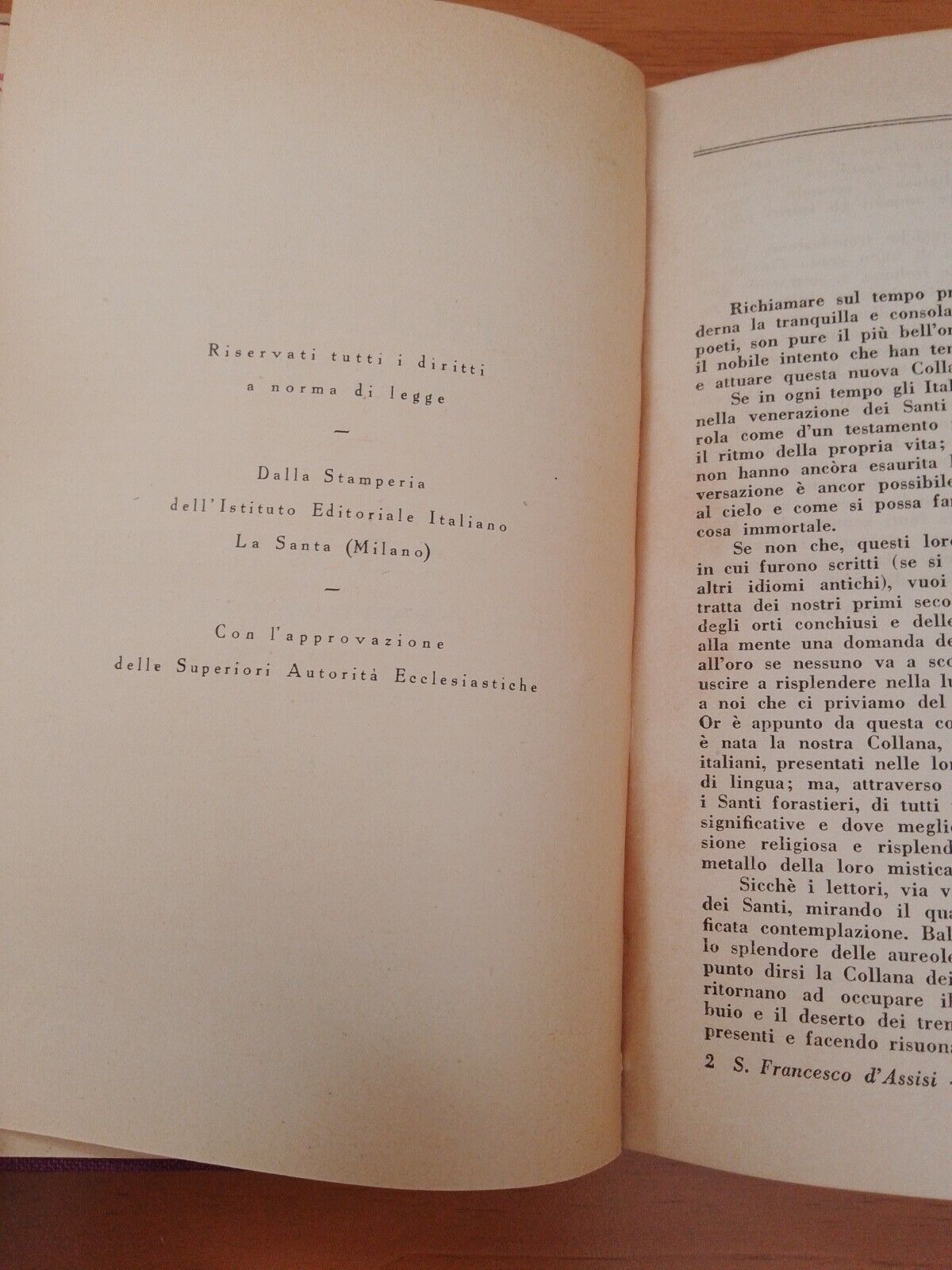 Les Petites Fleurs - S. FRANCIS - Bibliothèque des Saints - 1926