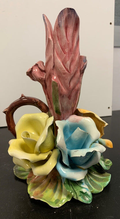 Ceramic flower ornament