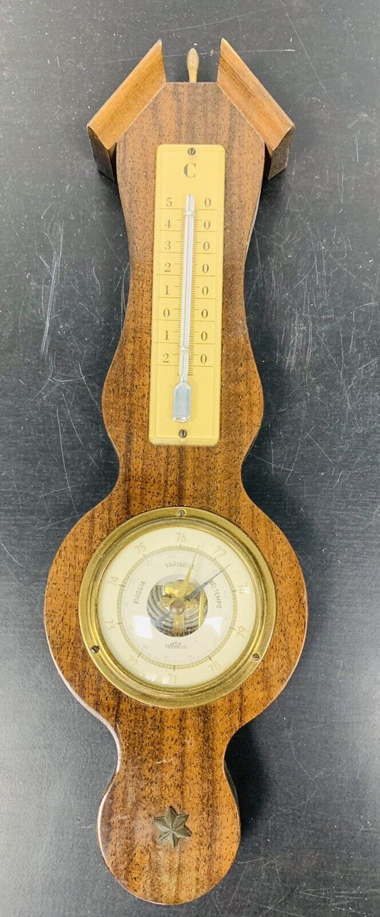 Barometro vintage in legno