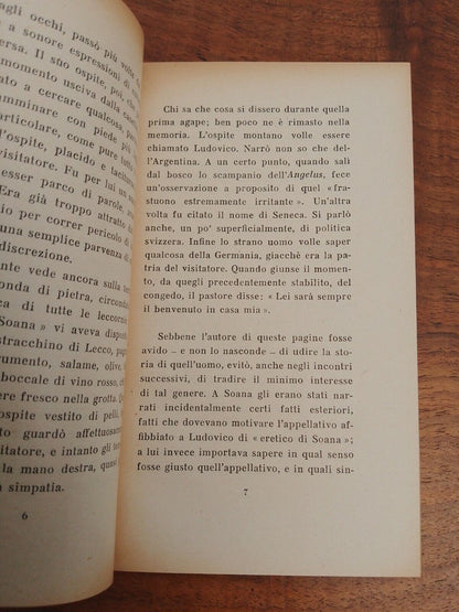 L'HÉRÉTIQUE DE SOANA, Gerhart Hauptmann, Frassinelli 1945