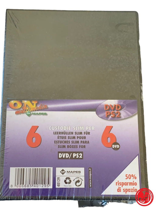 CUSTODIE SLIM DVD 6 PEZZI