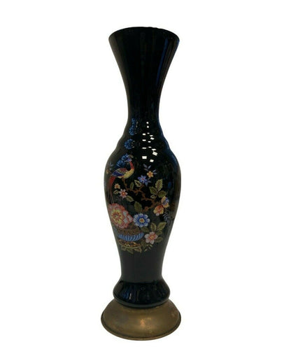 Vaso in ceramica nera