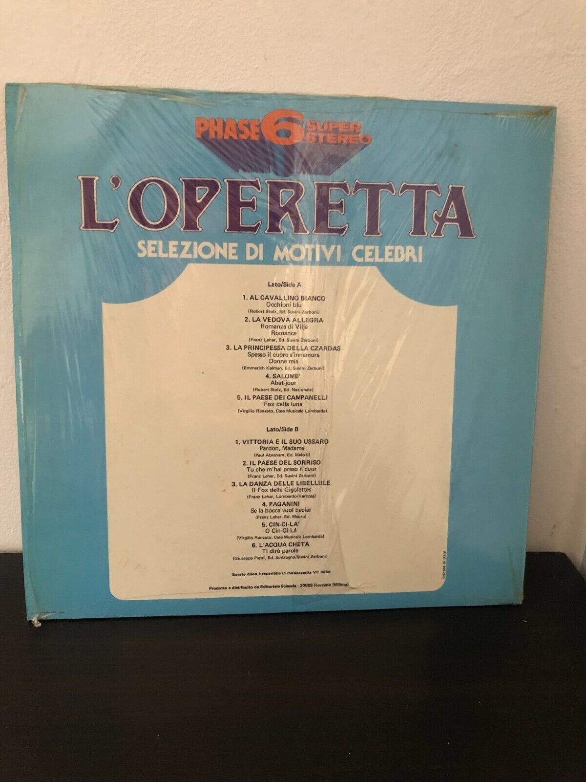 The operetta selection of famous motifs