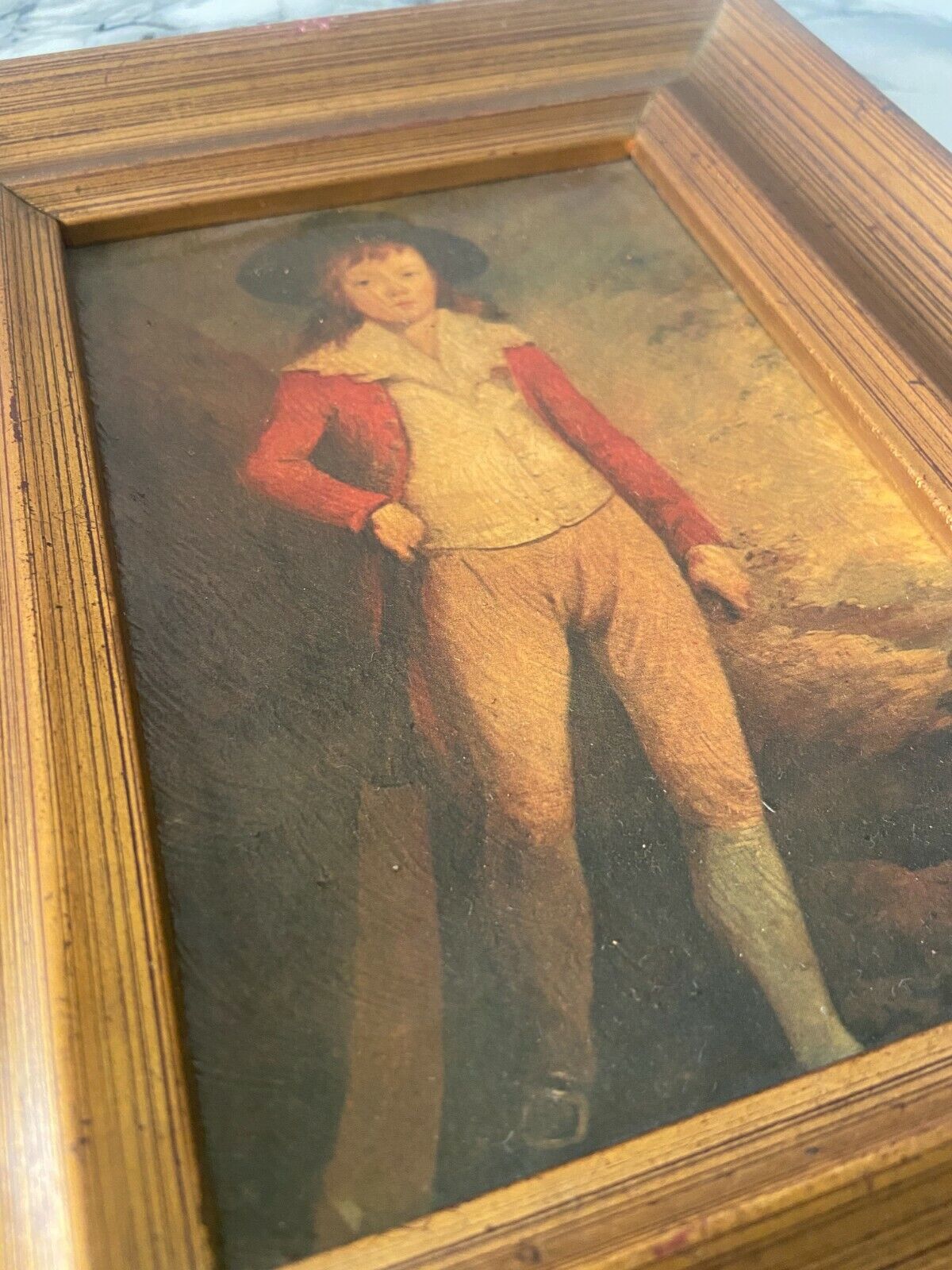 Pair of paintings Reynolds and Gainsborough T.