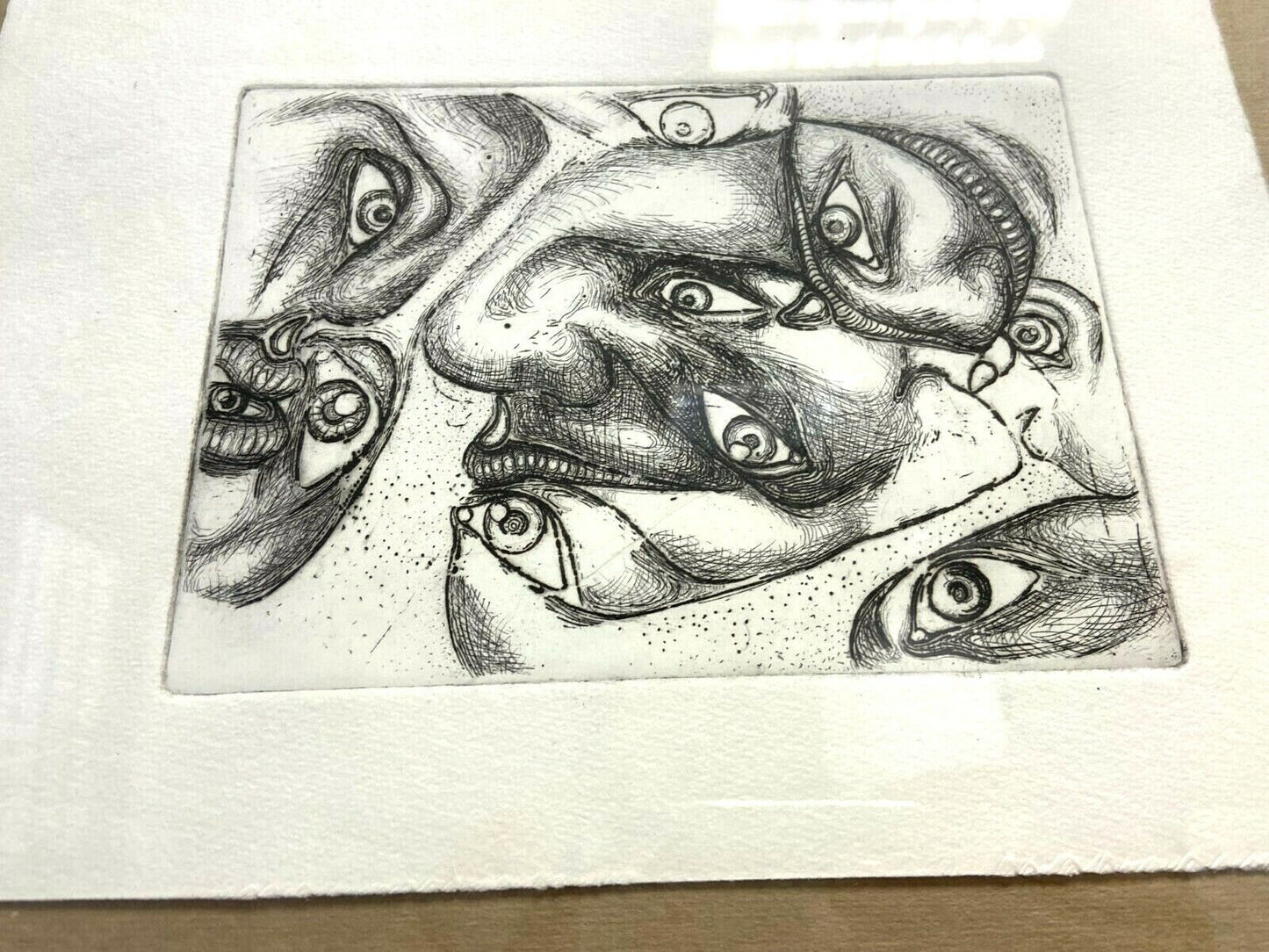 Disegno su carta con cornice