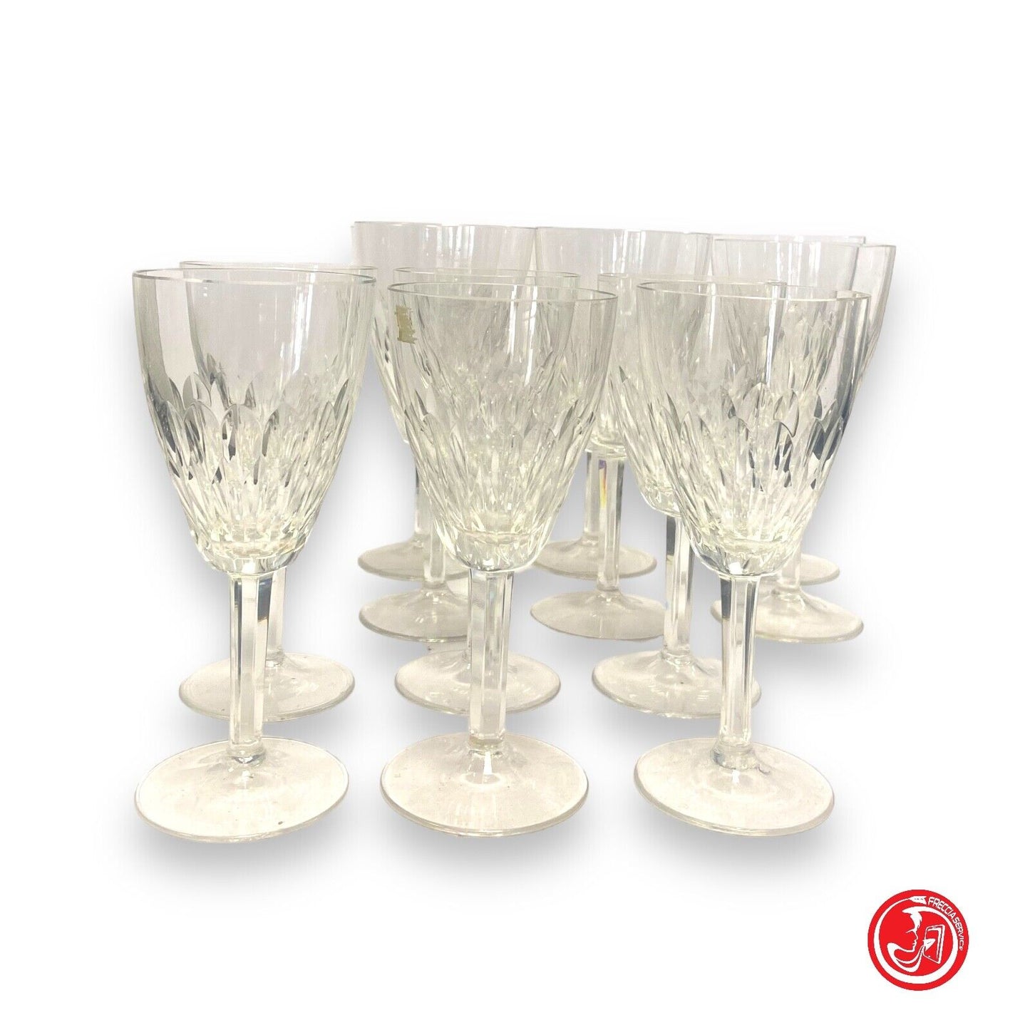 Service en cristal pour 6 personnes (18 verres)