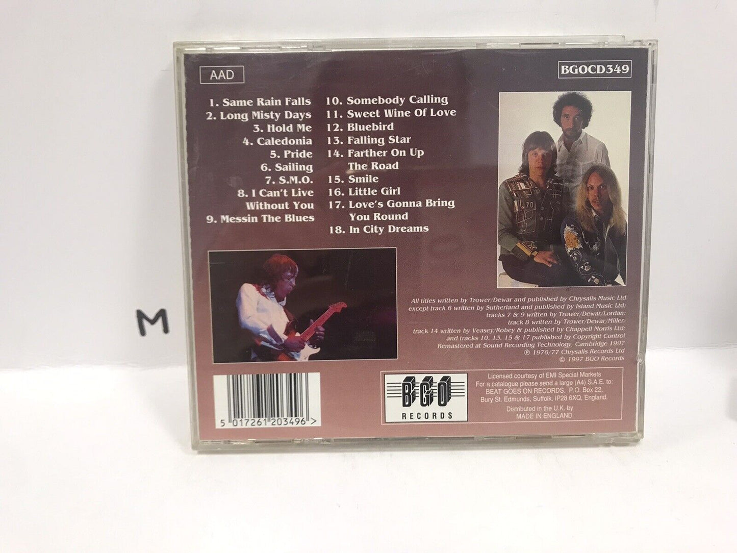 Robin Trower - longs jours brumeux / dans les rêves de la ville