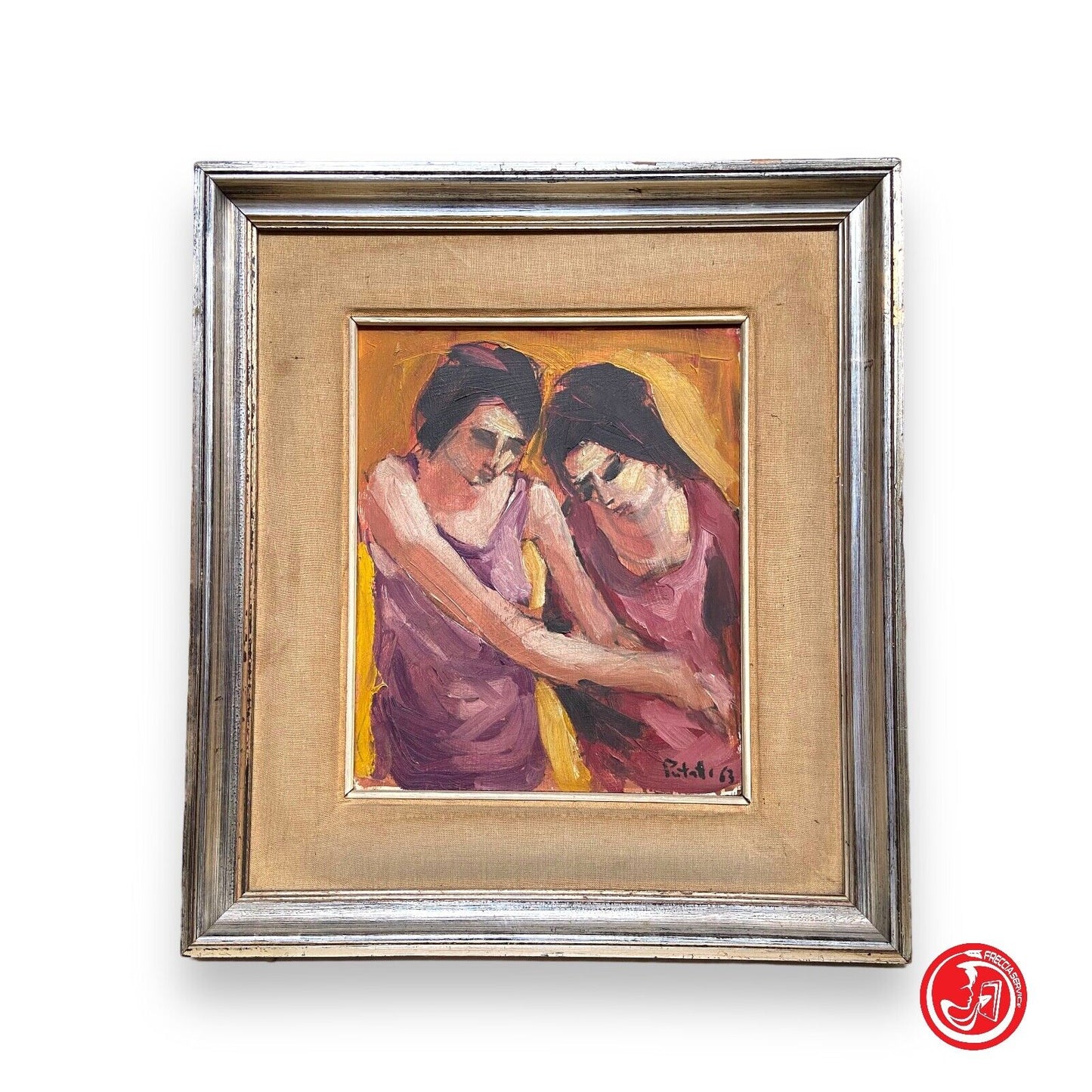Dipinto olio su tela Sergio Putatti '63
