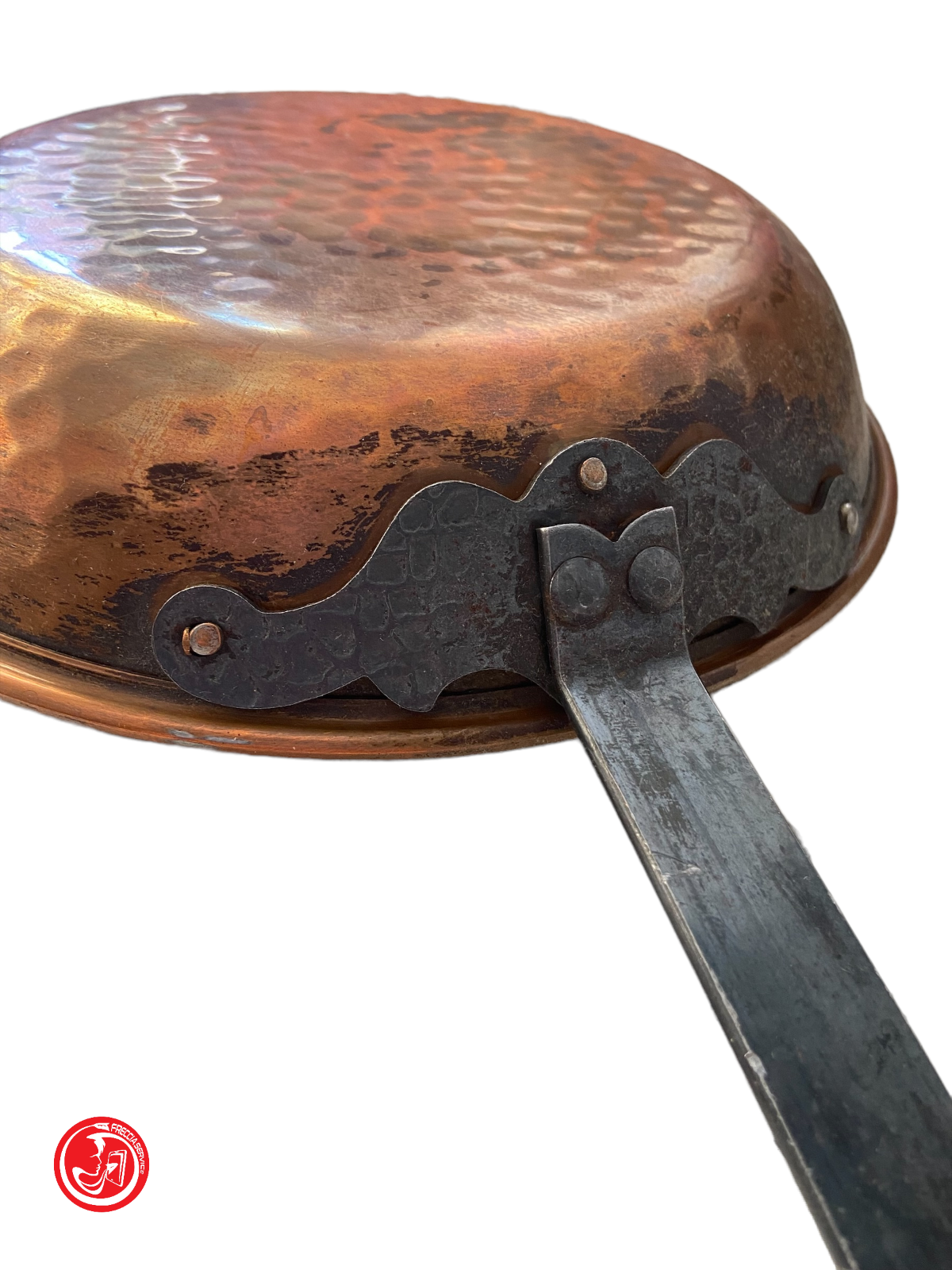 Ancient copper pan