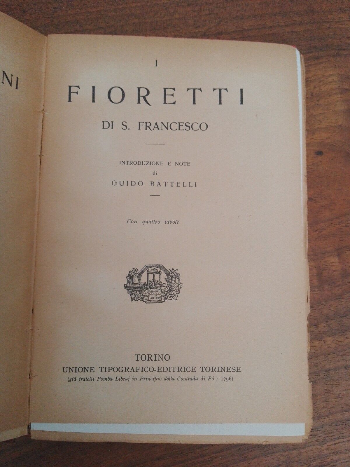 I Fioretti di San Francesco, UTET, 1929