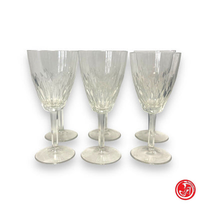 Service complet en cristal pour 6 personnes (24 verres)