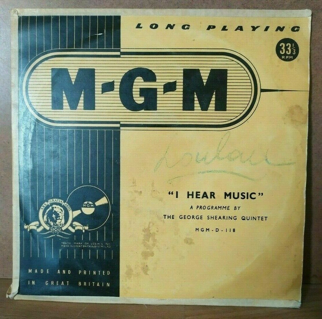 MGM "J'entends de la musique" 