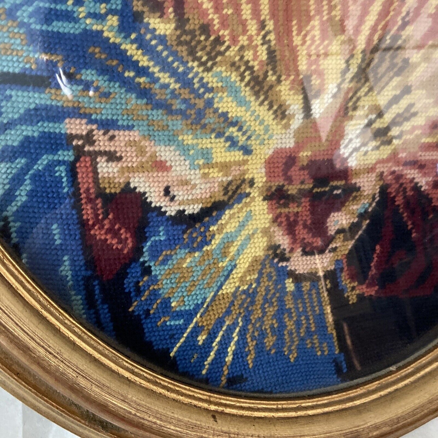 Quadro Ricamato A Punto Croce
