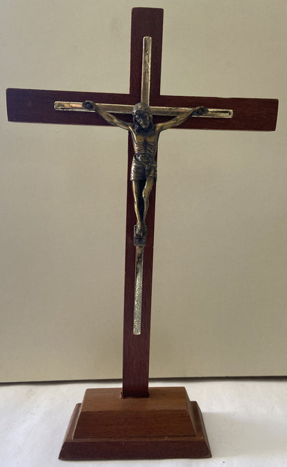 Bellissima Croce In Legno Rara