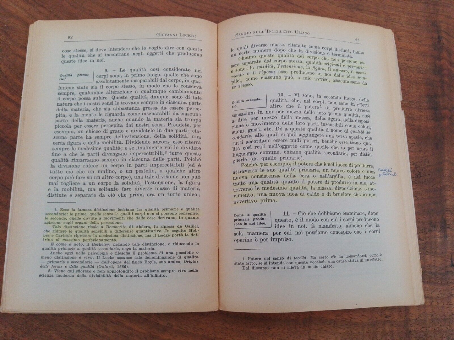 Saggio sull'intelletto umano, G. Locke, Signorelli ed., 1957