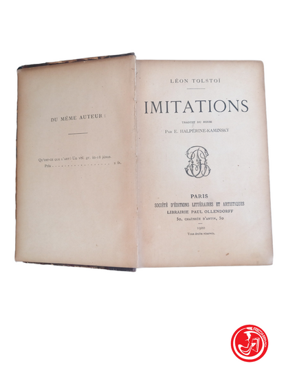 Léon Tolstoi IMITATIONS, 1900