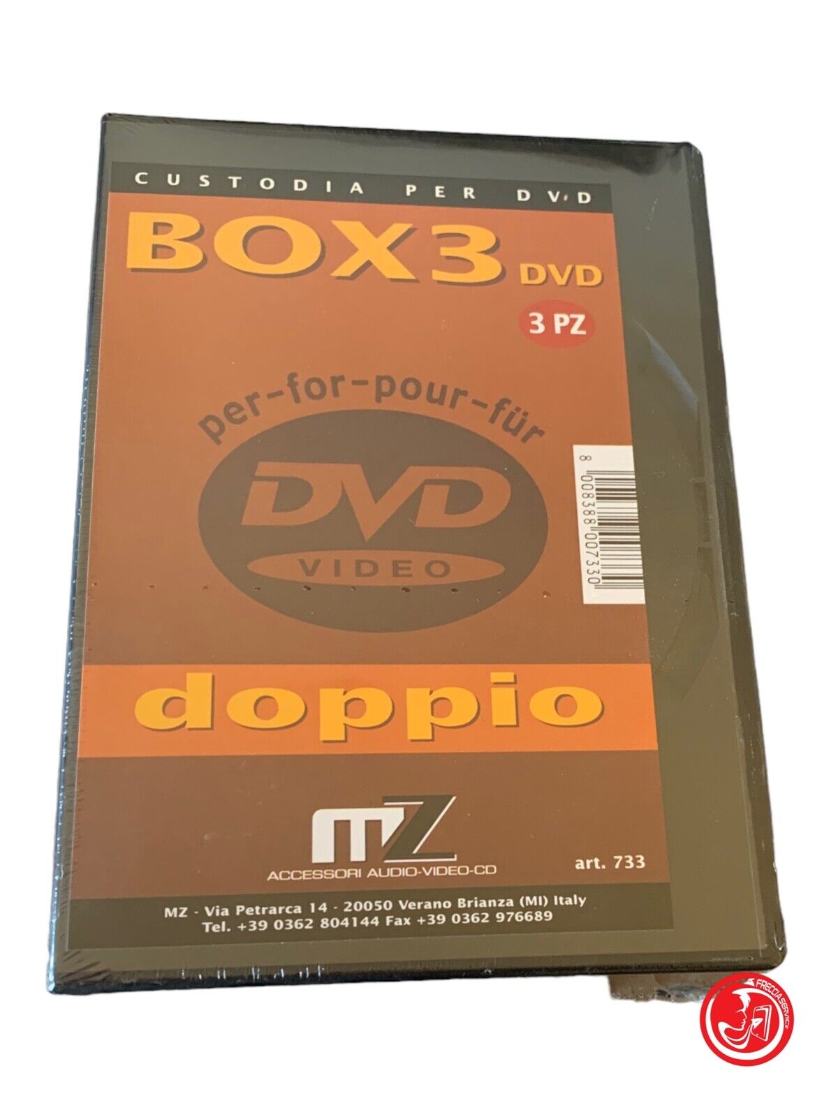BOX DOPPIO DVD 3 PEZZI