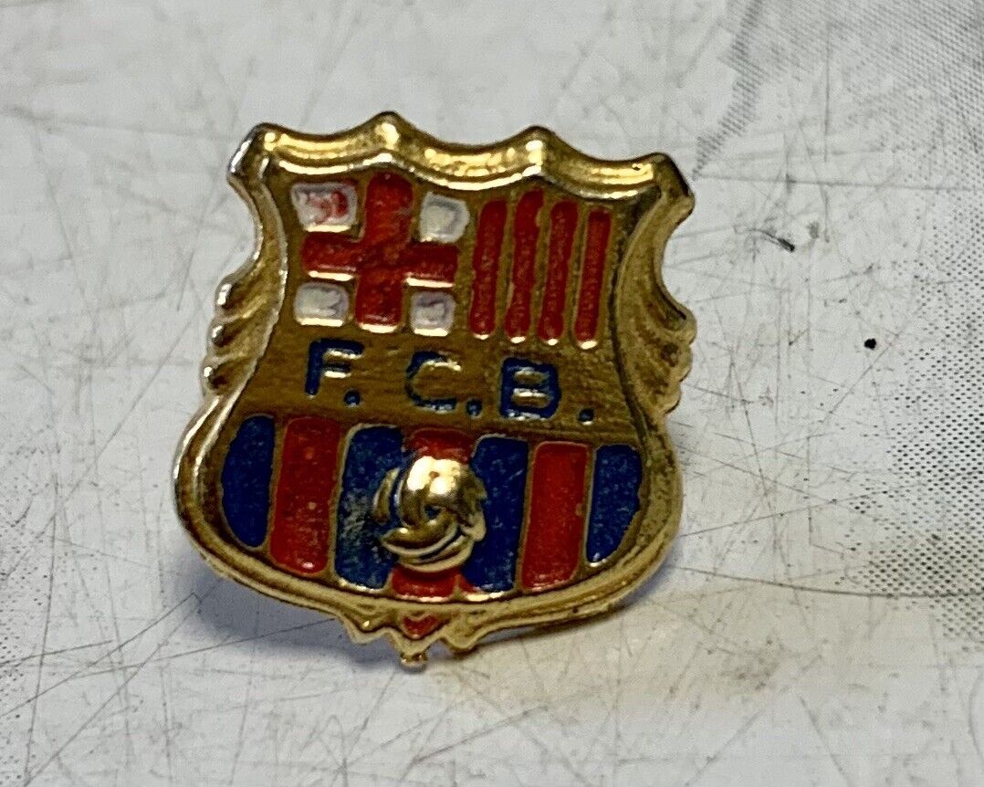 Barcelona football pin