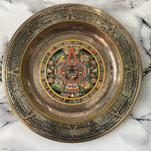 Aztec Calendar Saucer