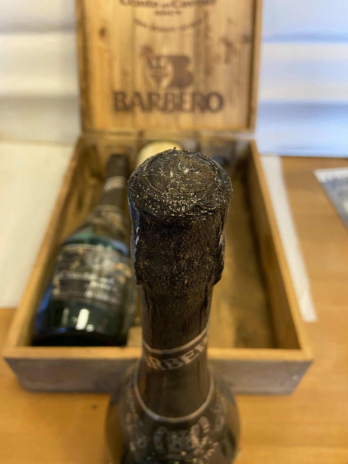 Bottiglie collezione Barbero con scatola originale.