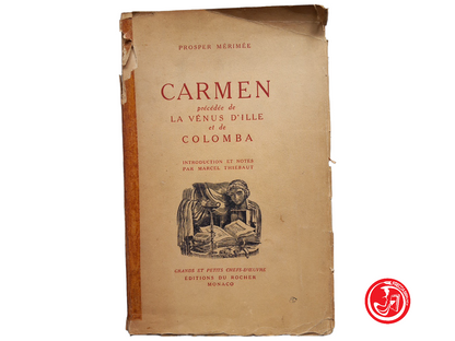 Carmen precedee de la venus d'ille et de colomba PROSPER MERIMEE