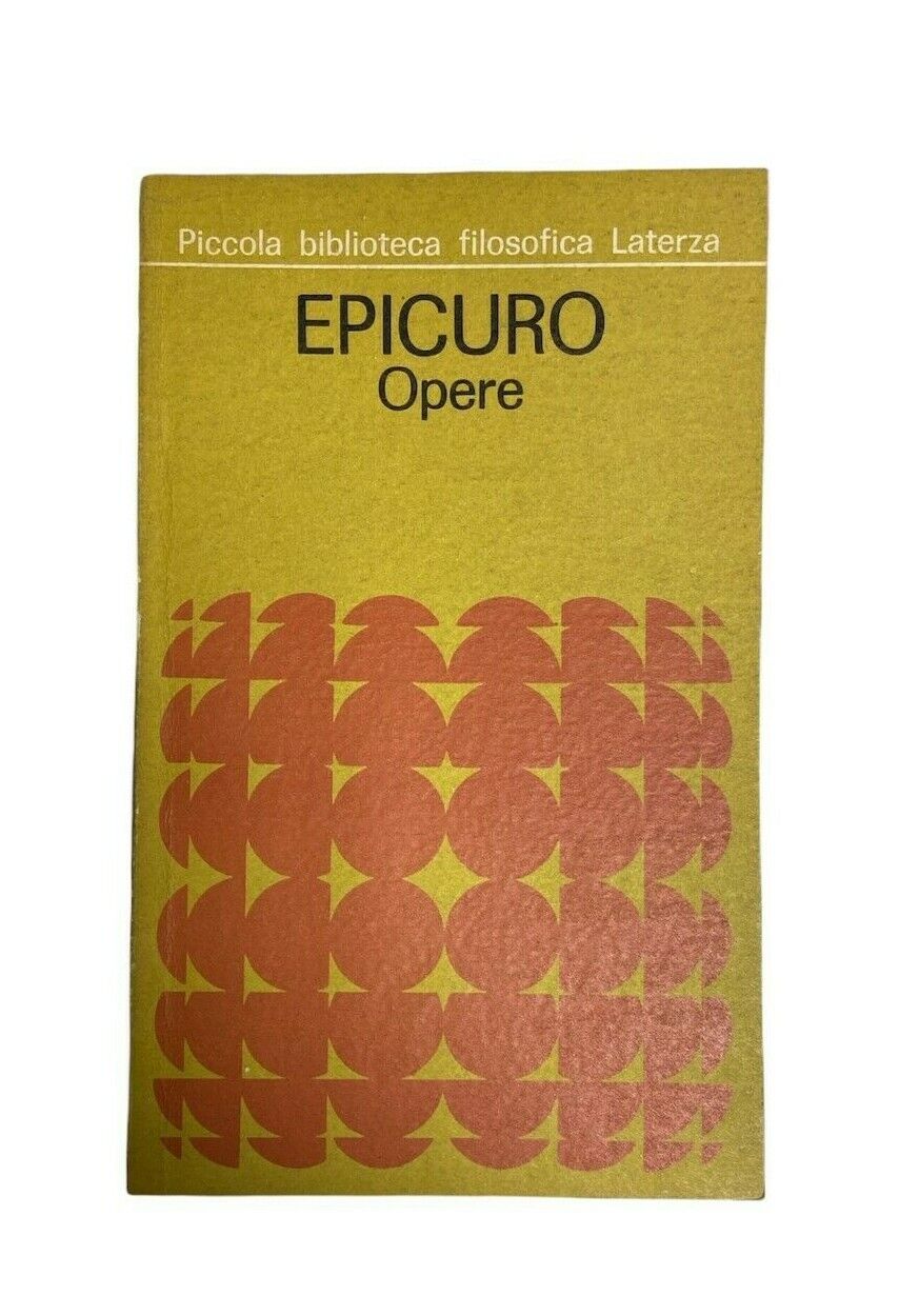 Epicuro - opere - Laterza
