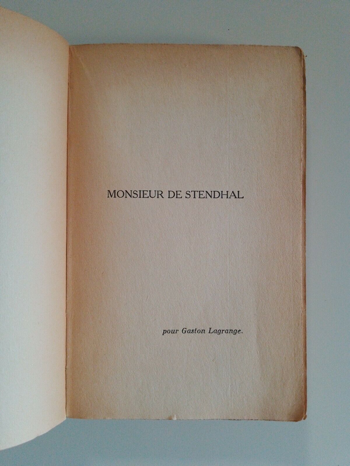 Napoleon, Stendhal, Fasquelle Ed., 1930