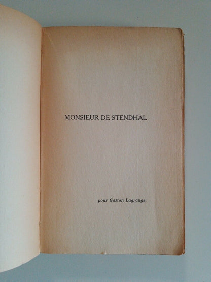 Napoleon, Stendhal, Fasquelle Ed., 1930