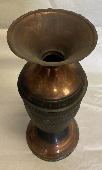 Copper Flower Vase