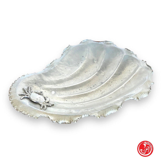 Pewter shell tray 
