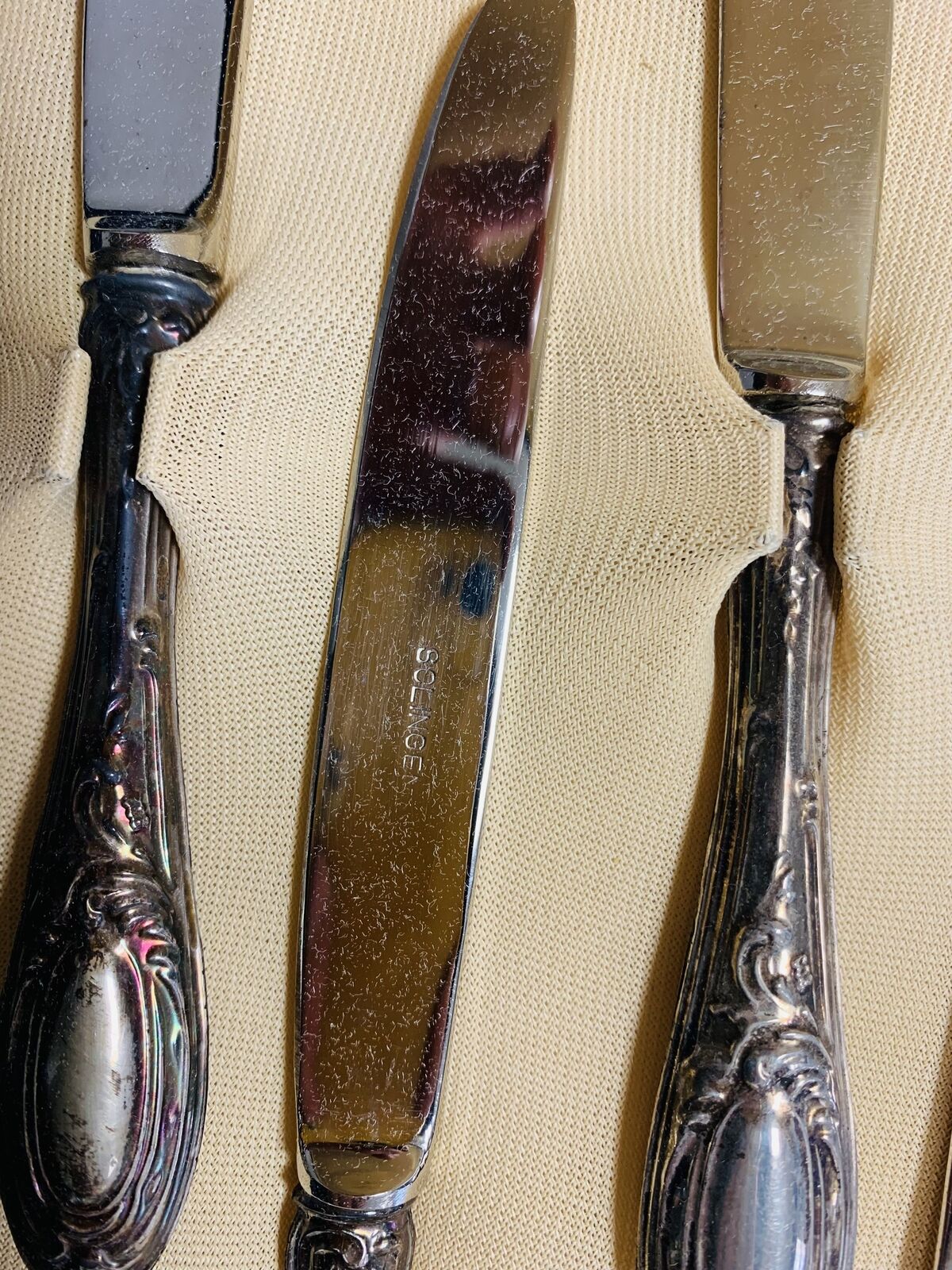 Vintage silver cutlery set