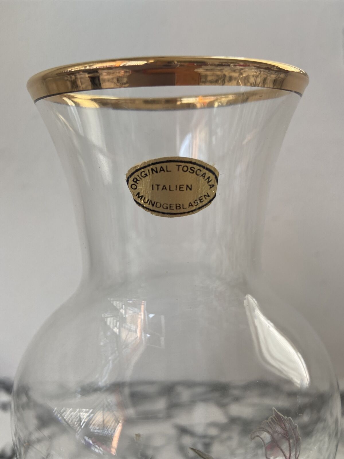 Original Toscana Mundgeblasen - Italien Glas Vasi
