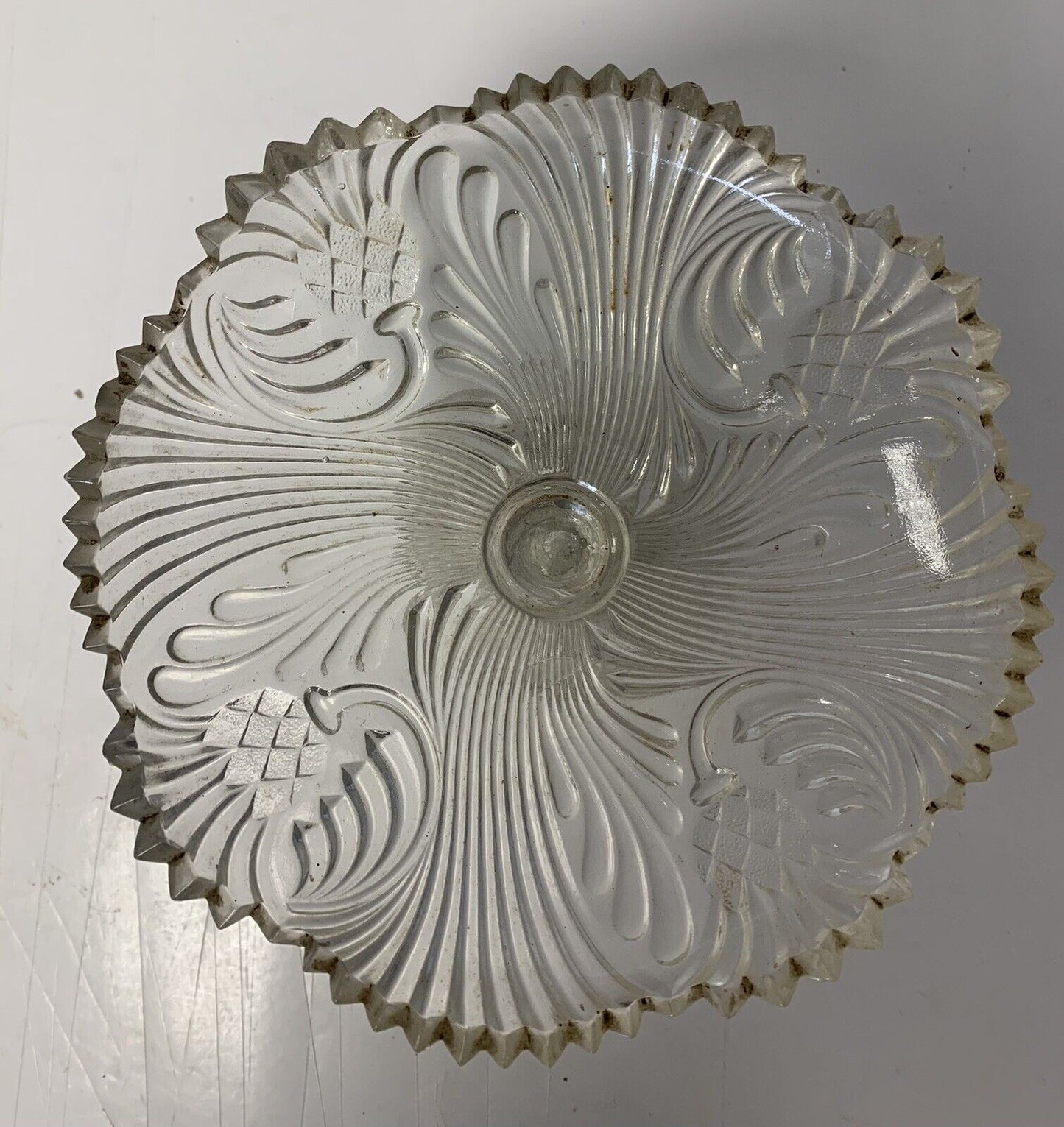 Raised glass plate