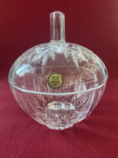 RCR Royal Crustal Rock Vase en cristal de plomb véritable