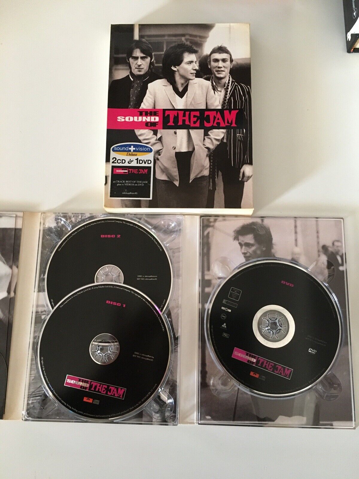 The Jam - The Sound Of The Jam (2xCD, Comp + DVD, Comp, PAL)