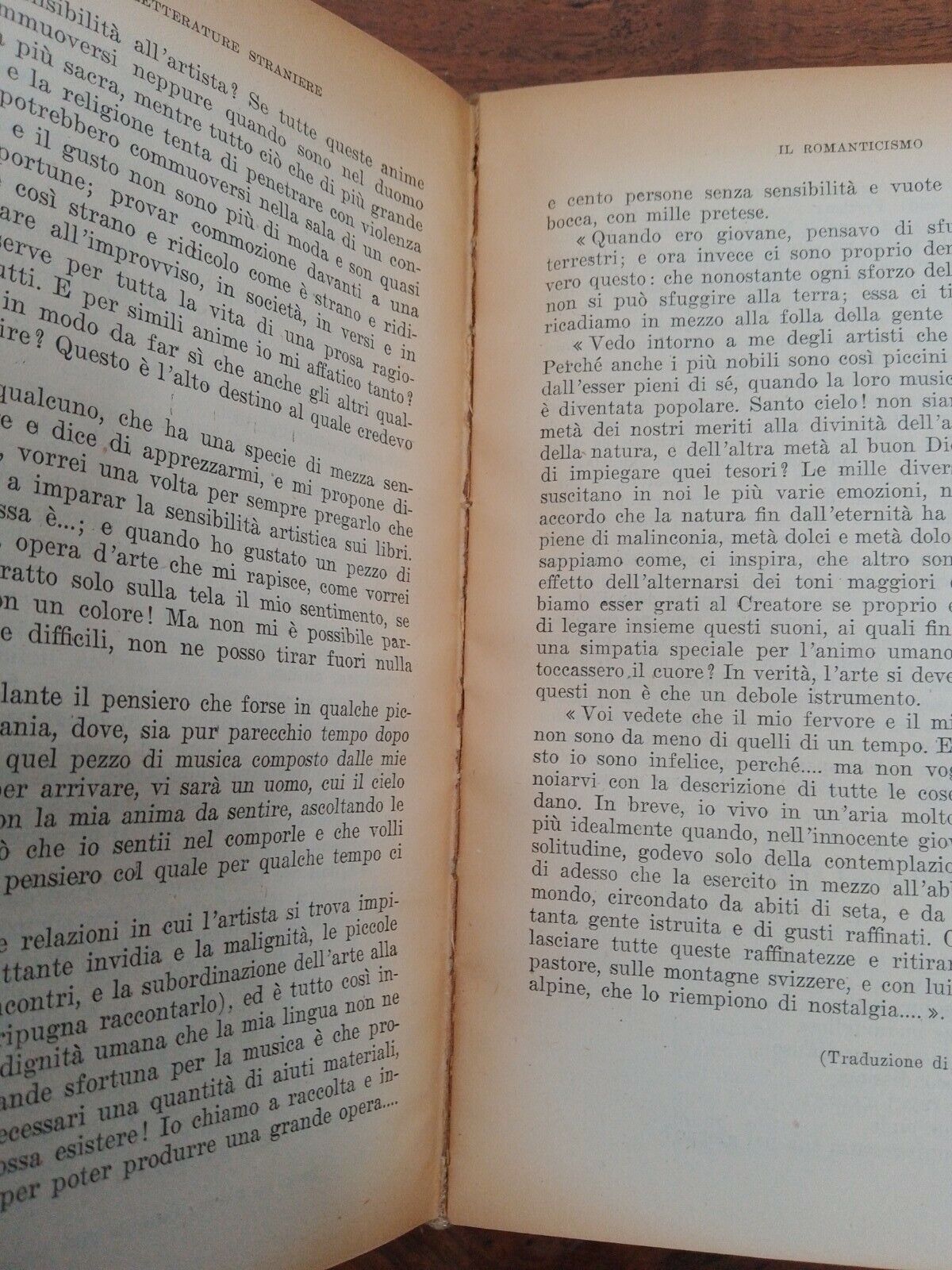 ANTHOLOGIE DES LITTERATURES ETRANGERES, Praz - Lo Gatto, Sansoni, 1ère éd. 1947