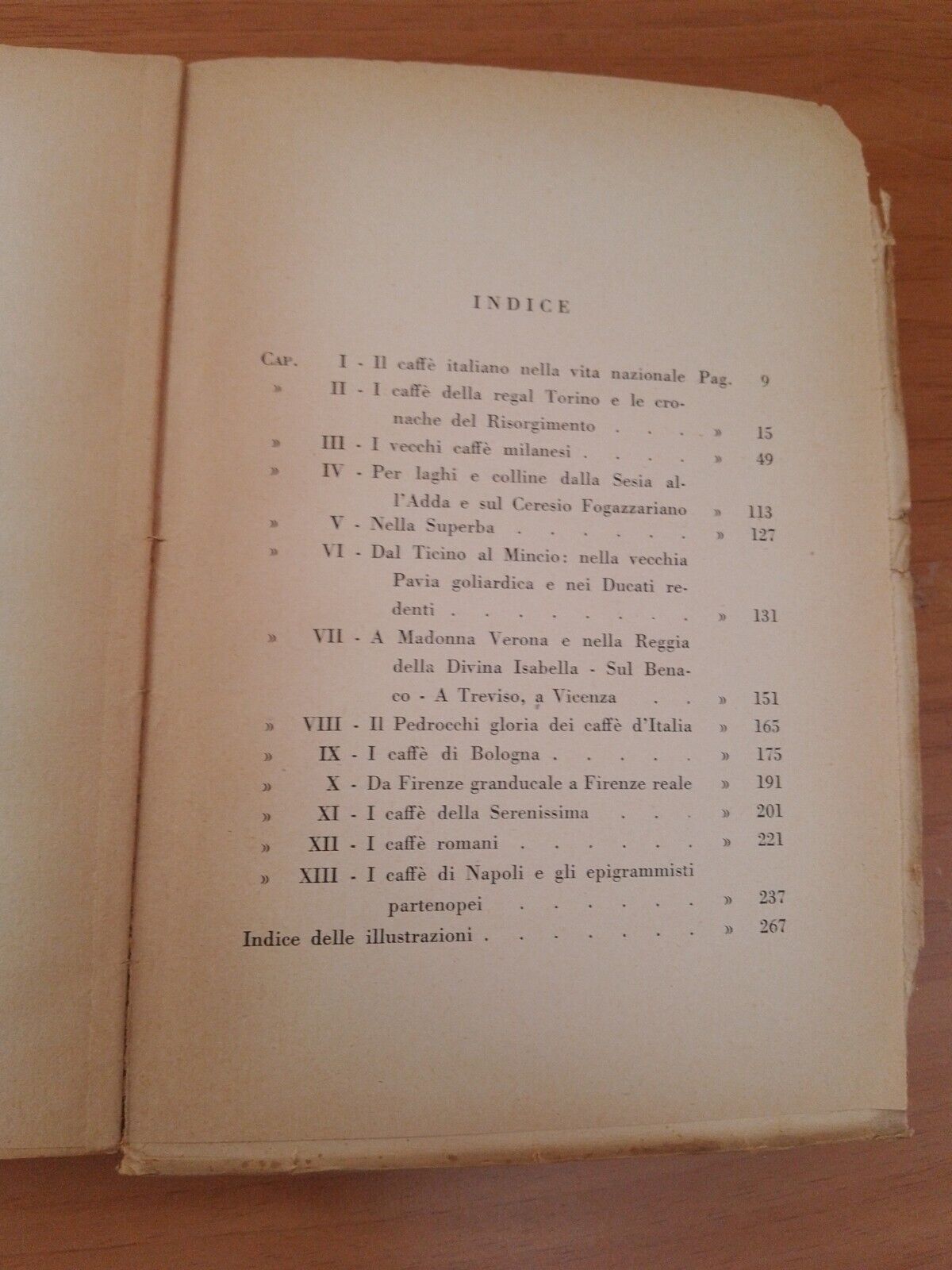 I Caffe Storici d' Italia da Torino a Napoli - N. Bazzetta - Ceschina ed. 1938