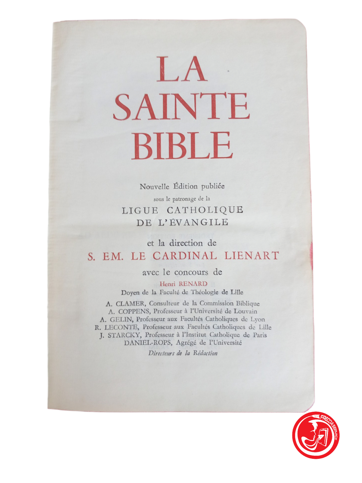 LA SAINTE BIBLE - 1952