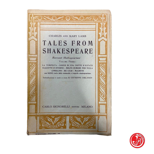 TALES FROM SHAKESPEARE - Racconti Shakespeariani - volume primo