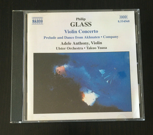 Philip Glass - Violin Concerto - Adele Anthony, Takuo Yuasa - CD Album