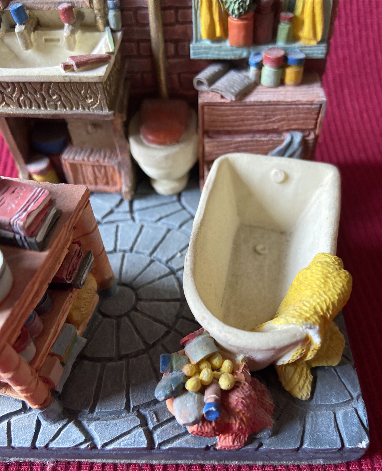 Ceramica - Bagno In Miniatura - I Giochi D’Una Volta Collezionismo