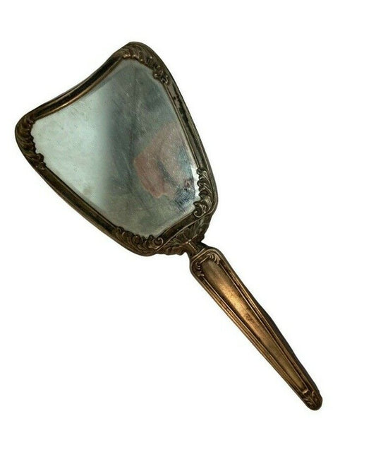 Antique hand mirror - 925 silver