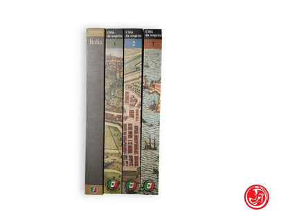 Illustrated guide - Italy, cities to discover - 4 volumes, 1987 