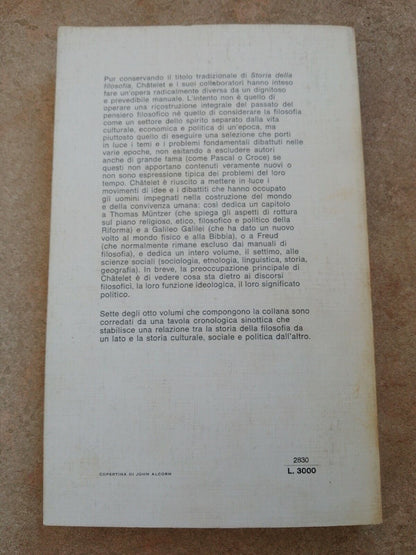 La Filosofia e la Storia, volume V, F. Chatelet, BUR