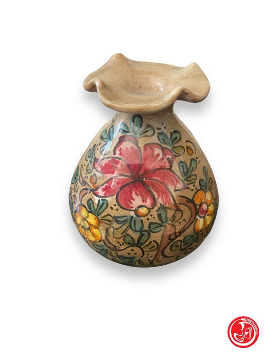 piccolo vaso decorativo in ceramica di Gubbio