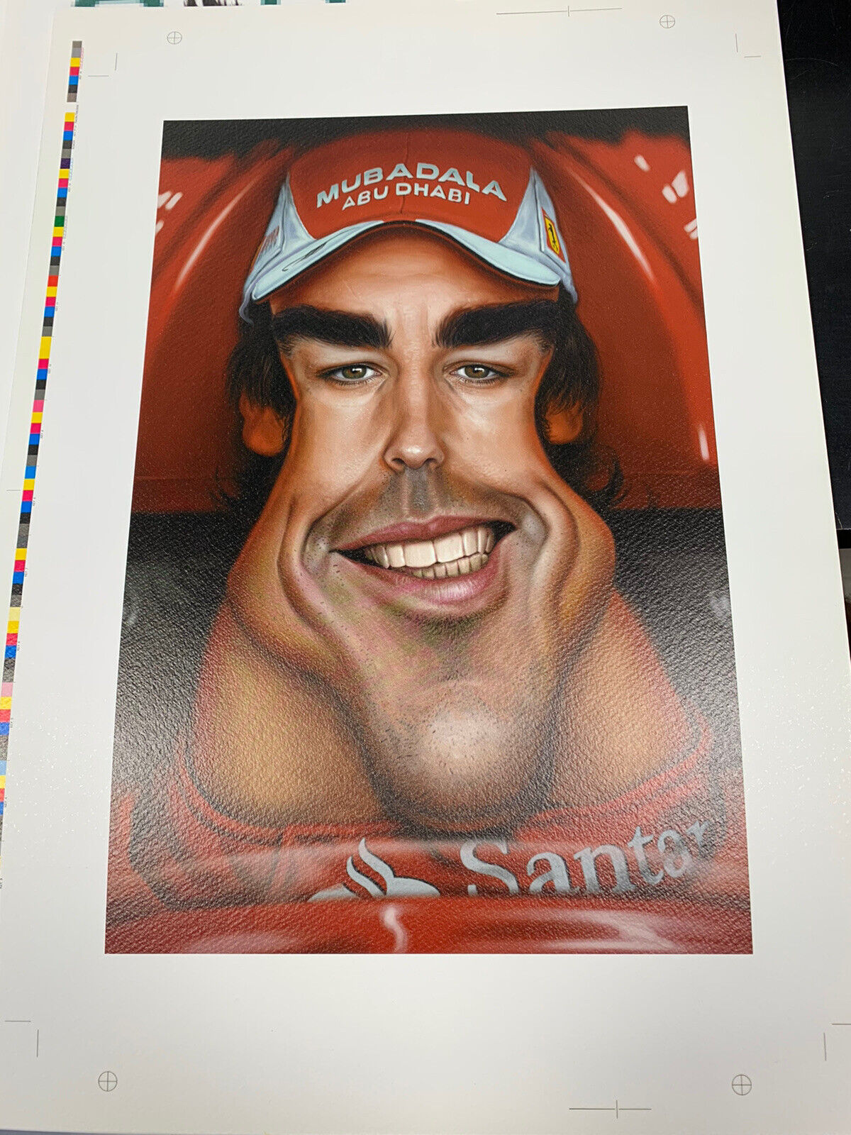 Alonso caricature prints 50x35