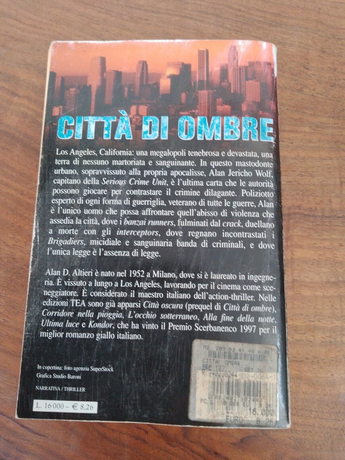 Città di Ombre, A. Altieri, Tea, 1995