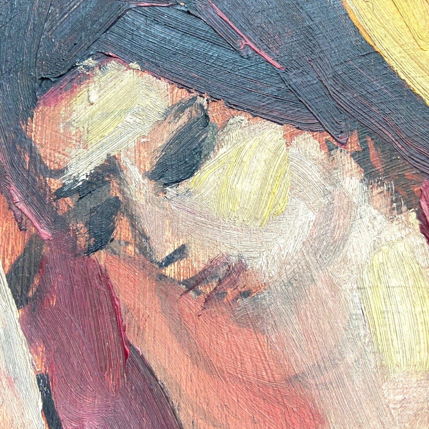Dipinto olio su tela Sergio Putatti '63