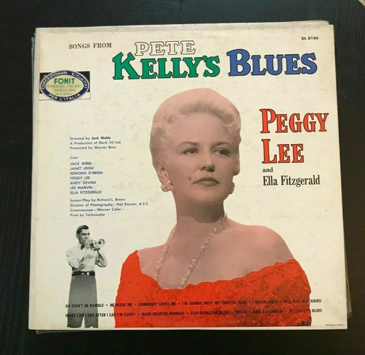 VINYLE Peggy Lee et Ella Fitzgerald – Chansons du blues de Pete Kelly 